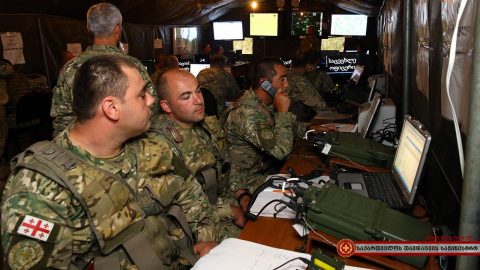 Վրաստանում մեկնարկել է զինված ուժերի «Կապ-2017» վարժանքները