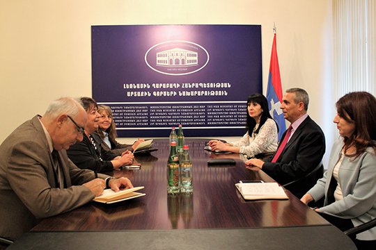 Արցախի ԱԳ նախարարն ընդունել «Սատար Ղարաբաղին» միության անդամներին