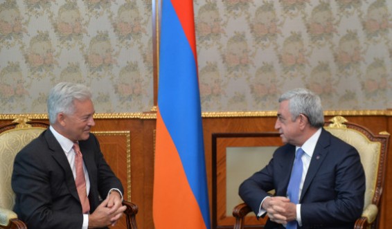 Նախագահն ընդունել է ՄԹ արտաքին գործերի և համագործակցության նախարարության Եվրոպայի և Ամերիկաների հարցերով պետնախարար Ալեն Դանքնին
