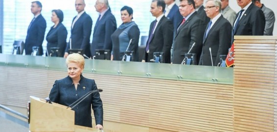 Обращения президента Литвы Дали Грибаускайте к нации