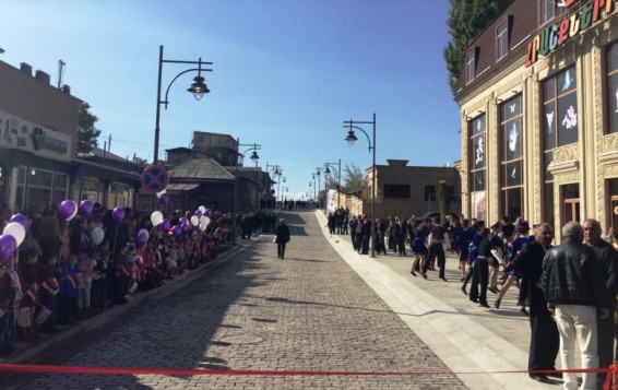 Հիմնանորոգումից հետո Գյումրիում վերաբացվեց Ռուսթավելի փողոցը