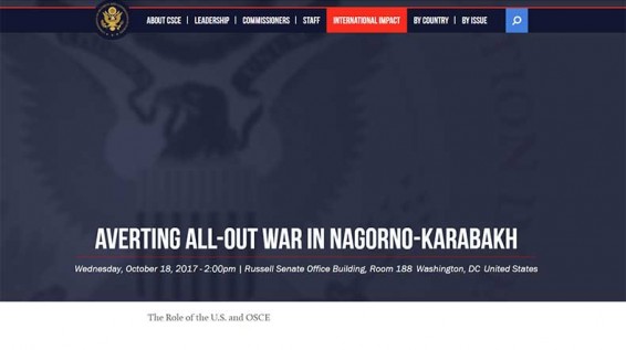 В Сенате США прошел брифинг, посвященный урегулированию карабахского конфликта