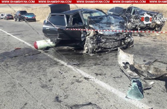 Խոշոր ու ողբերգական ավտովթար Արագածոտնի մարզում. կա 1 զոհ, 3 վիրավոր