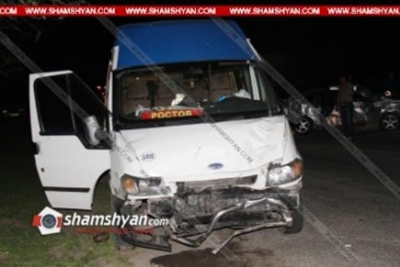 Լոռիում իրար են բախվել Երևան-Ռոստով մարդատար Ford Transit-ն ու Audi-ն. կա 5 վիրավոր