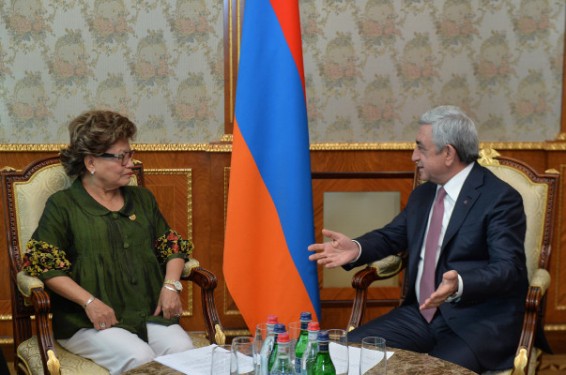 Նախագահն ընդունել է Մեքսիկայի Պատգամավորների պալատի Մեքսիկա-Հայաստան բարեկամության խմբի անդամներին