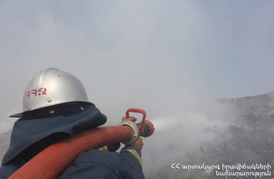 Հրդեհ Վաղաշեն գյուղում. մեկնել է երկու մարտական հաշվարկ