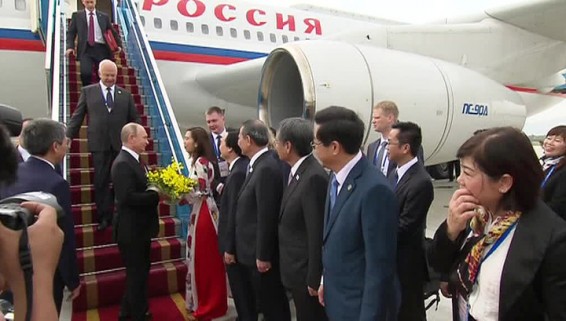 VIDEO: Владимир Путин прибыл во Вьетнам для участия в саммите АТЭС