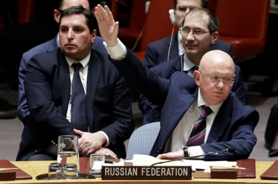 ՄԱԿ-ում Ռուսաստանը 10-րդ անգամ արգելափակել է Սիրիայի հարցով ԱՄՆ-ի բանաձևը