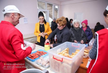 Նորք-Մարաշում բացվել է Երևանի 19-րդ բարեգործական ճաշարանը