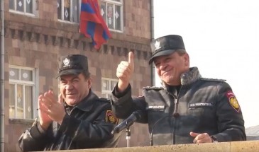 Վլադիմիր Գասպարյանը այցելեց Ոստիկանության զորքերի հասարարական կարգի պահպանության զորամաս