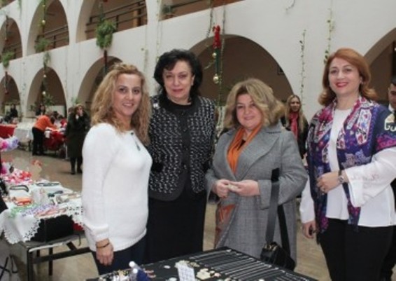 Ռիտա Սարգսյանն այցելեց «Սիրիահայ մշակույթի շունչը Երևանում» բարեգործական ցուցահանդես-տոնավաճառ