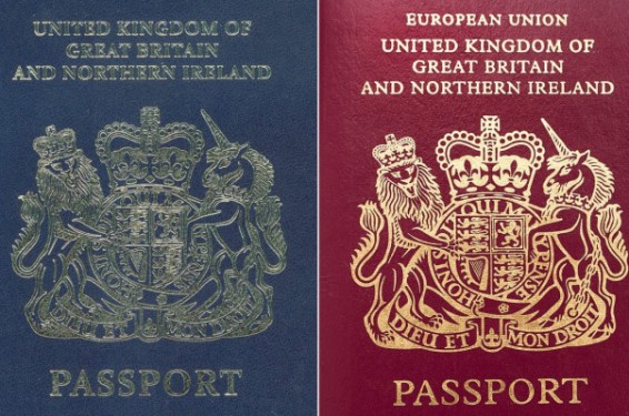 Մեծ Բրիտանիան կփոխի անձնագրերի գույնը Brexit-ից հետո