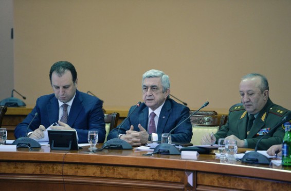 Նախագահին զեկուցվել է ԶՈՒ արդիականացման յոթնամյա ծրագրի նախագիծը