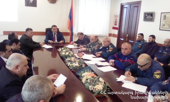 ՀՀ ԱԻՆ Լոռու և Տավուշի մարզային ստորաբաժանումներն ամփոփեցին 2017 թ. կատարած աշխատանքները