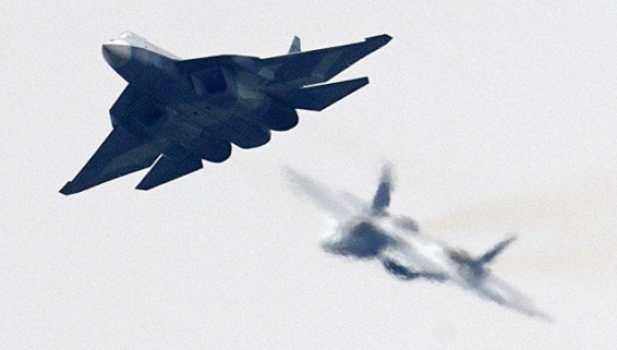 СМИ сообщили о прибытии еще двух истребителей Су-57 в Сирию‍