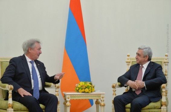 Սերժ Սարգսյանն ընդունել է Լյուքսեմբուրգի արտաքին գործերի և եվրոպական հարցերի նախարարին