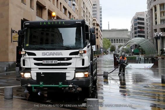 Մաքրման աշխատանքներ` Հյուսիսային պողոտայում