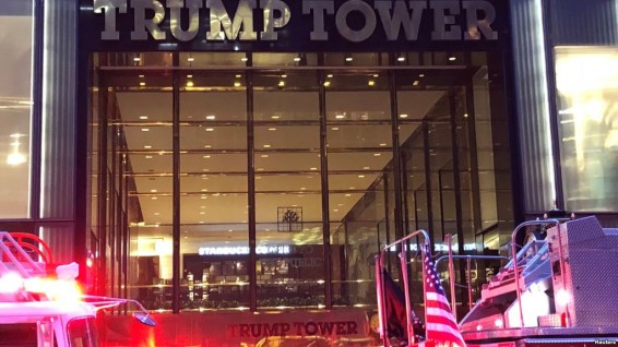 Нью-Йорк: в небоскребе Trump Tower произошел пожар
