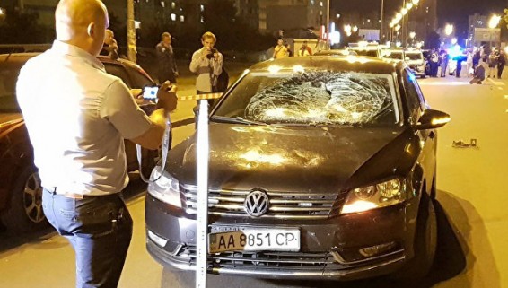 Автомобиль из кортежа Порошенко сбил ребенка, находясь на спецзадании