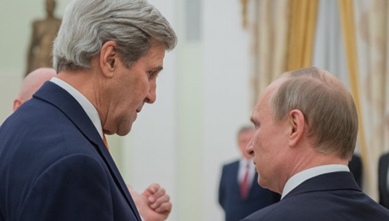 Путин и Керри договорились усилить давление на террористов