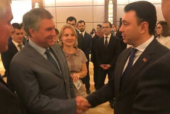 Эдуард Шармазанов провел беседу с председателем Федерального Собрания РФ Вячеславом Володиным