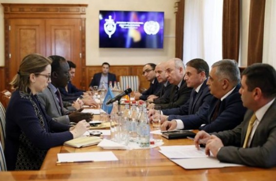 Վալերիյ Օսիպյանն ընդունել է ՄԱԿ-ի պատվիրակությանը