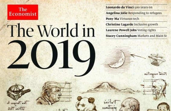 Эксперты «расшифровали» обложку-загадку The Economist на 2019 год