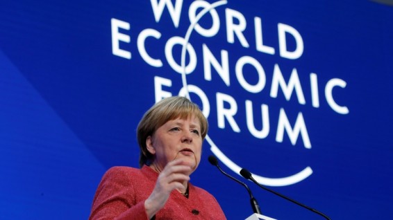 Bild: Меркель пошла против Трампа в Давосе