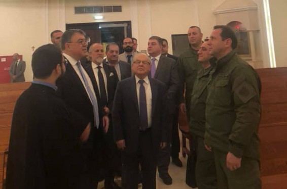 Դավիթ Տոնոյանն այցելել է Աբու ԴԱբիի Սուրբ Նահատակաց եկեղեցի