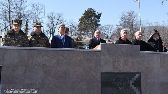 Серж Саргсян в Арцахе принял участие в торжественном мероприятии ко дню рождения спарапета Вазгена Саргсяна