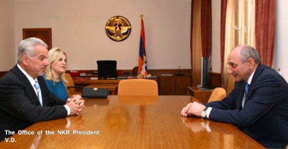 Բակո Սահակյանն ընդունել է Եվրոպական խորհրդարանում Արցախի հետ բարեկամության խմբի ղեկավար Ֆրանկ Էնգելին