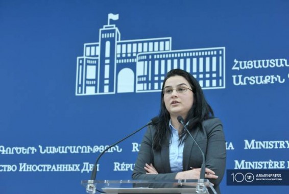 Հայաստանի համար անընդունելի է Հայոց ցեղասպանության շահարկումը Թուրքիայի հետ հարաբերությունների լարվածության ֆոնին. ԱԳՆ խոսնակ