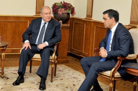 Արման Թաթոյանը և ՀՀ նախագահը քննարկել ենք ՄԻՊ-ի գործունեությանը, միջազգային կառույցների հետ համագործակցությանը վերաբերող հարցեր