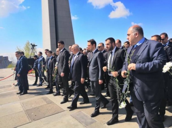 Քաղաքապետ Հայկ Մարությանը  Ծիծեռնակաբերդում է