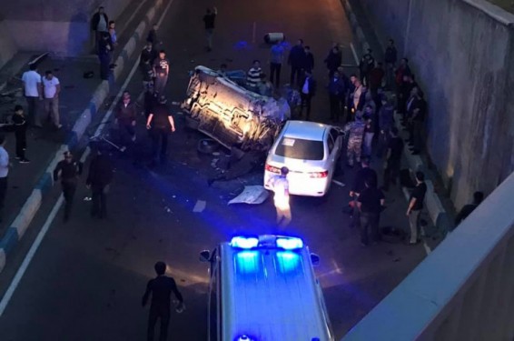 Խոշոր ՃՏՊ Սարալանջում, մեքենան 20 մետրից գահավիժել է