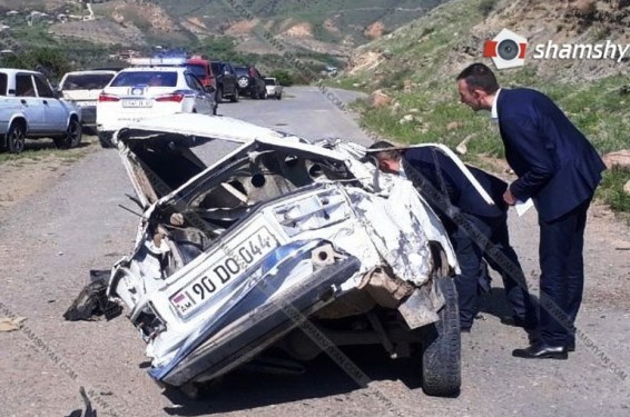 Ողբերգական վթար՝ Վայոց ձորում. վարորդը տեղում մահացել է. Shamshyan.com