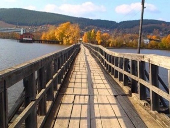 Ռուսաստանում հետիոտնի համար 555 մետր երկարության փայտյա կամուրջ են կառուցել