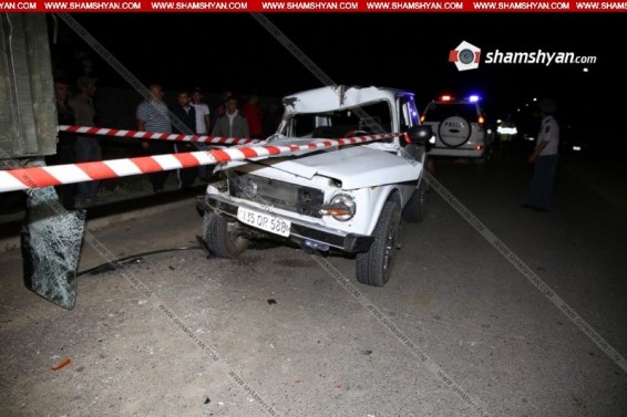 Մեքենան մխրճվել է կայանված ЗИЛ-ի մեջ. տուժածներից մեկը հոսպիտալացման ճանապարհին մահացել է