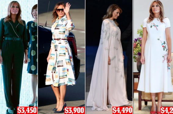 Մելանյա Թրամփը Ճապոնիայում անցկացրած 4 օրվա ընթացքում մոտ 20 000 դոլարի հագուստ է կրել