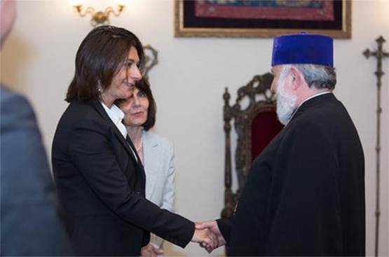 Կաթողիկոսն ընդունել է Ֆրանսիայի Բուշ-դյու-Ռոն նահանգային խորհրդի պատվիրակությանը