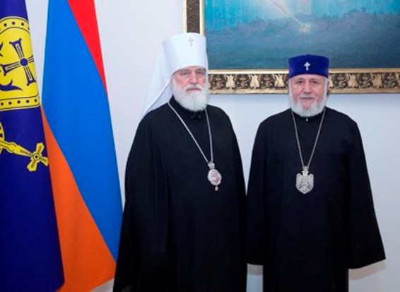 Գարեգին Բ-ն հյուրընկալել է Համայն Բելառուսի Պատրիարքական Էկզարխ միտրոպոլիտ Պավելին
