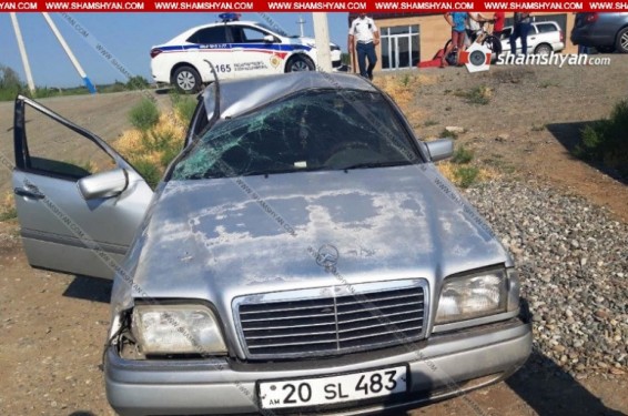 Արարատի մարզում ոչ սթափ վիճակում գտնվող 25-ամյա  վարորդը վթարի է ենթարկվել. ուղևորը տեղափոխվել է հիվանդանոց. Shamshyan.com