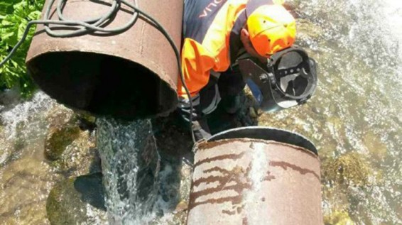 Խոշոր վթար՝ «Ակներ-Գորիս» ջրատարի վրա