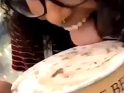 Սուպերմարկետում պաղպաղակ լպստած ամերիկուհուն 20 տարվա բանտարկություն է սպառնում