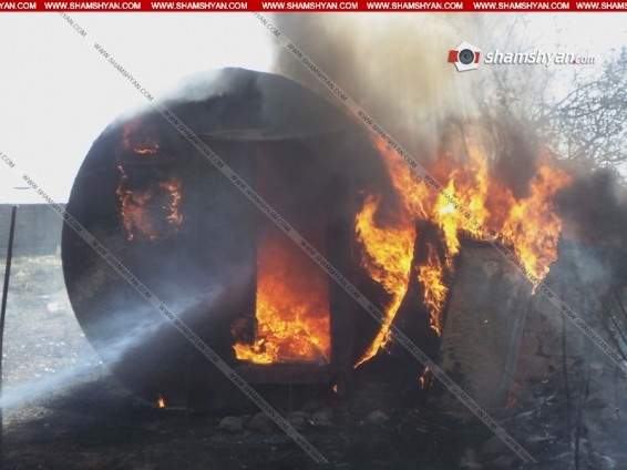 Խոշոր հրդեհ Կոտայքի մարզում. Արզնիի այգեգործական ընկերությունում կրակը մոխրակույտի է վերածել 2 բնակելի վագոն-տնակ