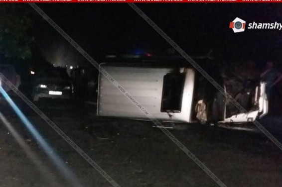 23-ամյա վարորդը Mercedes G 500-ով բախվել է ծառին և կողաշրջվել. մեքենայում հրդեհ է բռնկվել