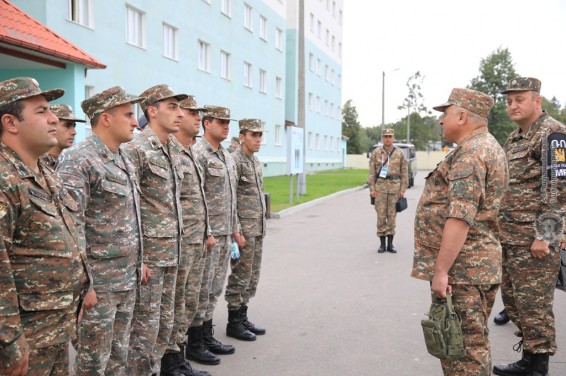 ՀՀ ԶՈՒ ԳՇ պետի տեղակալն այցելել է «Ալաբինո» զորավարժարան