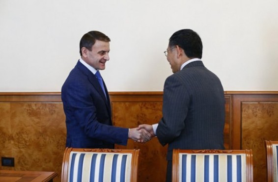 Վալերիյ Օսիպյանն ու ՉԺՀ դեսպանը քննարկել են ոստիկանության համակարգի բարեփոխումները