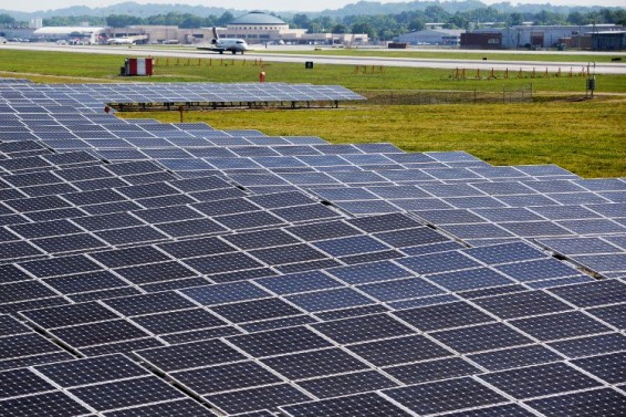 Ամերիկյան օդանավակայանն ամբողջովին անցել է արևային էներգիայի