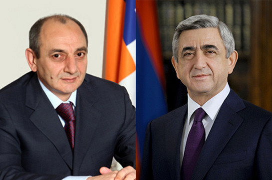 Մենք երդվել ենք պաշտպանել հայոց հողը և շենացնել այն, չընկրկել փորձությունների ու դժվարությունների առջև. Սերժ Սարգսյանը շնորհավորել է Բակո Սահակյանին